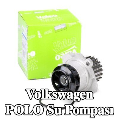 VALEO Su pompası Diş Sayısı: 19, kapak olmadan, conta/sızdırmazlık elemanları ile — Volkswagen Polo