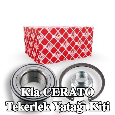 FEBI BILSTEIN Sol ön aks tekerlek yatağı kiti, Ön Aks Sağ, tutma halkası, aks somunu ile — Kia Cerato