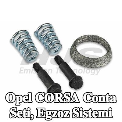 HJS Conta Seti, egzoz sistemi — 1990 Opel Corsa