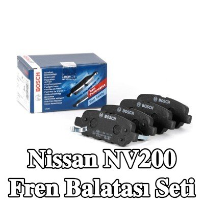 BOSCH Fren balatası seti 13, 7mm, montaj kılavuzu ile — Nissan Nv200