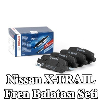 BOSCH Fren balatası seti 13, 7mm, montaj kılavuzu ile — 2001 Nissan X-trail
