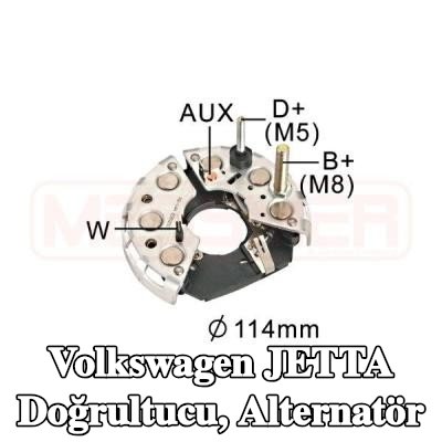 ERA Doğrultucu, alternatör — 1990 Volkswagen Jetta