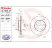 BREMBO Fren diski Prime, Outer Diameter: 276mm, içten havalandırmalı — Mitsubishi Sigma (3)