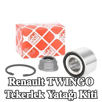 FEBI BILSTEIN Tekerlek yatağı kiti Arka Aks Sol, Arka Aks Sağ, somunlu, tutma halkası — 2002 Renault Twingo
