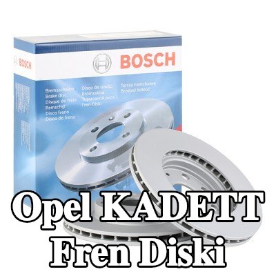 BOSCH Fren diski Dış Çap: 236mm, Havalandırmalı, Kaplamalı, cıvata/vida ile — Opel Kadett