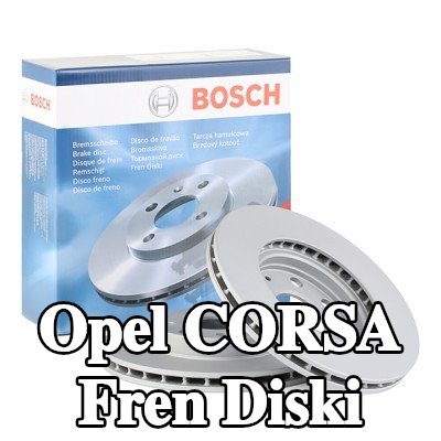 BOSCH Fren diski Dış Çap: 236mm, Havalandırmalı, Kaplamalı, cıvata/vida ile — 2002 Opel Corsa