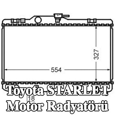 MAHLE Motor radyatörü — Toyota Starlet