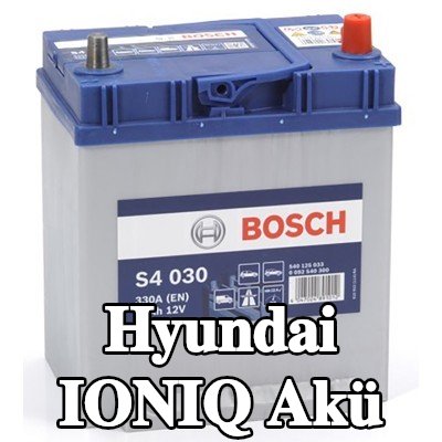 BOSCH Akü S4, 030 — 2016 Hyundai Ioniq
