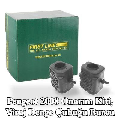 FIRST LINE Onarım kiti, viraj denge çubuğu burcu — Peugeot 2008