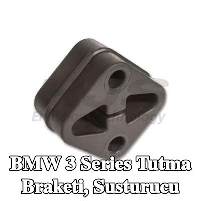 HJS Tutma Braketi, vulkanize kumaş kayışlı susturucu — BMW 3 Series
