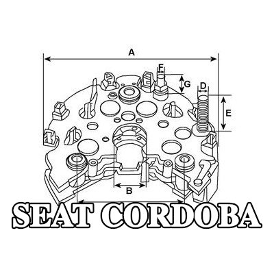 HC-Cargo المقوم، المولد — 1995 SEAT Cordoba