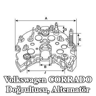 HC-Cargo Doğrultucu, alternatör — Volkswagen Corrado