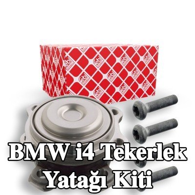 FEBI BILSTEIN Sol ön aks tekerlek yatağı kiti, Tekerlek göbeğine entegre tekerlek yatağı, sabitleme malzemesi ile, sabitleme/montaj malzemesi ile — BMW i4