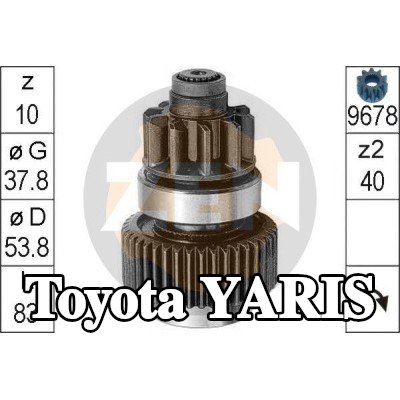 ERA ترس حر، مشغل — Toyota Yaris