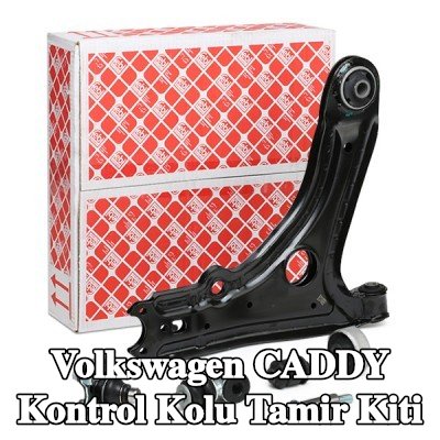 FEBI BILSTEIN Kontrol kolu tamir kiti Ön Aks Sol, Ön Aks Sağ, Alt, sabitleme/montaj malzemesi ile, bilyeli mafsal ile, bağlantı çubuğu ile — 2002 Volkswagen Caddy