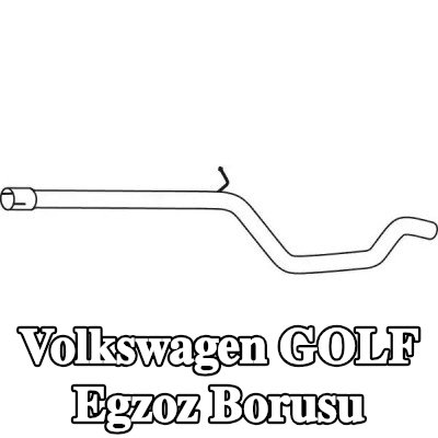VEGAZ Egzoz Borusu — 2017 Volkswagen Golf
