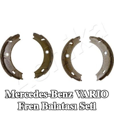 ASHIKA Arka aks fren pabucu seti, 170mm — Mercedes-Benz Vario