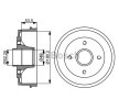 BOSCH Arka aks fren kampanası, 207, 8mm, tekerlek yatağı olmadan — Renault Super 5 (2)