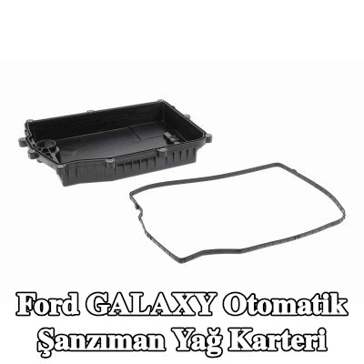 VAICO Yağ tahliye tapası olmayan otomatik şanzıman yağ karteri, cıvata/vida ile, yağ karteri contalı, conta halkası ile — Ford Galaxy