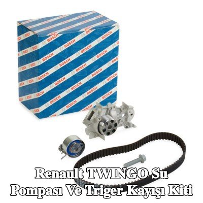 BOSCH Su pompası ve triger kayışı kiti Diş Sayısı: 95, Width: 23, 4mm — 2002 Renault Twingo