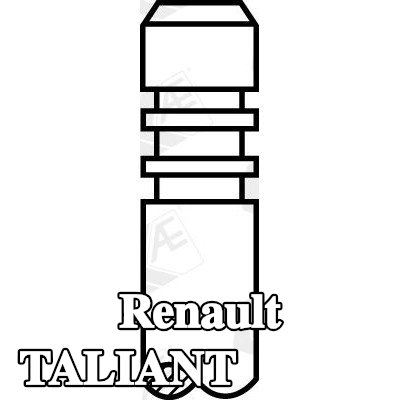 AE صمام العادم مقعد صمام مغطى بالستلايت — Renault Taliant