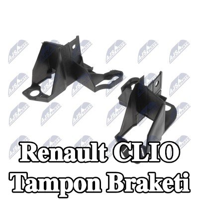 NTY Tampon braketi Sol Ön, Sağ ön — Renault Clio