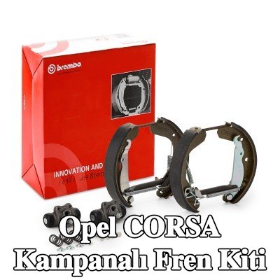 BREMBO Kampanalı fren kiti KIT & FIT — 1990 Opel Corsa
