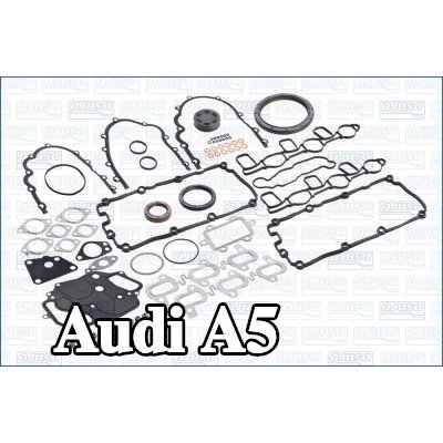 AJUSA مجموعة حشيات كاملة, محرك بدون حشية رأس الأسطوانة, بدون حشية أنبوب العادم — 2008 Audi A5