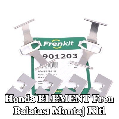 FRENKIT Fren balatası montaj kiti Arka Aks — Honda Element