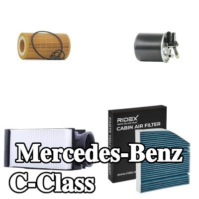 RIDEX مجموعة الفلاتر — 2016 Mercedes-Benz C-Class