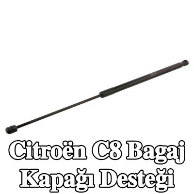 FEBI BILSTEIN Bagaj kapağı amortisörü (Her iki taraf), 633mm — Citroën C8