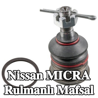 FEBI BILSTEIN Ön Sol Aks Bilyeli Mafsal, Ön Aks Sağ, Alt, taç somun ve çatal pimli, tutma halkası — 2002 Nissan Micra
