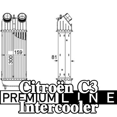 MAHLE Intercooler — 2012 Citroën C3