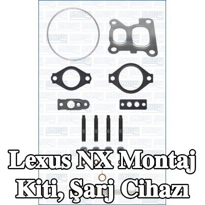 AJUSA Montaj Kiti, conta/sızdırmazlık elemanları ile şarj cihazı — Lexus Nx