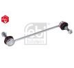 FEBI BILSTEIN Ön aks sol anti-roll bar bağlantısı, Ön Aks Sağ, 255mm, Çelik — Nissan Note (4)