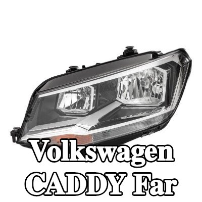 HELLA Far Sol, H21W, H7, W21/5W, ampullü, far seviyeleme motorlu — 2016 Volkswagen Caddy