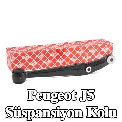 FEBI BILSTEIN Ön Aks Alt Süspansiyon Kolu, Sağ, Dökme Çelik, rotil olmadan, lastik yastıklı — Peugeot J5