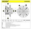 RIDEX Tekerlek yatağı kiti Arka Aks her iki taraf — 1997 SEAT Marbella (4)