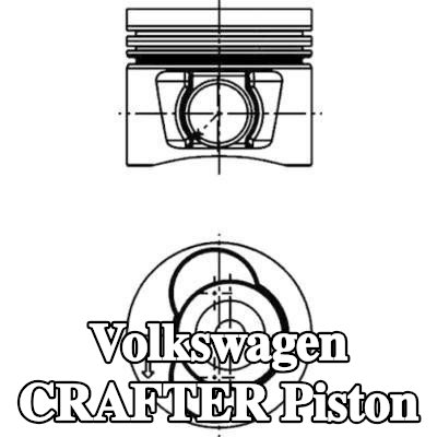KOLBENSCHMIDT Piston — 2008 Volkswagen Crafter