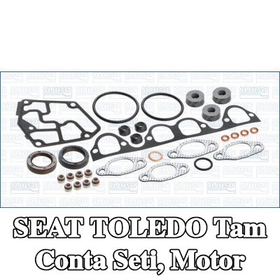 AJUSA Tam Conta Seti, valf gövdesi contalı motor, silindir kafası contası olmadan — 2002 SEAT Toledo