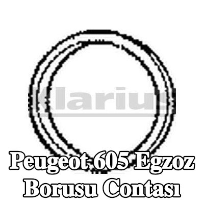 VEGAZ Egzoz borusu contası — Peugeot 605