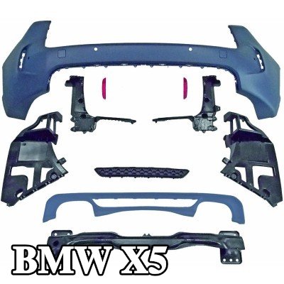 DIEDERICHS حامل المصد مع الملحقات, التدفق الخارجي الأيسر, التدفق الخارجي الأيمن, HD Tuning — 2016 BMW X5