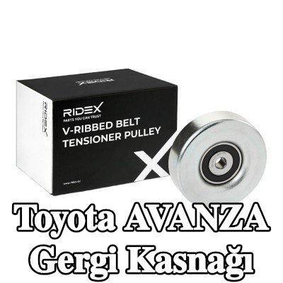 RIDEX Gergi kasnağı Ø: 88mm — Toyota Avanza
