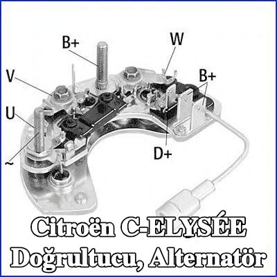 HITACHI Doğrultucu, alternatör — Citroën C-elysée
