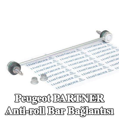 LEMFÖRDER Ön aks sol anti-roll bar bağlantısı, Ön Aks Sağ, 335mm, Çelik — Peugeot Partner