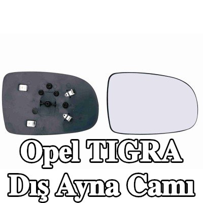 VEMO Sol yan ayna camı — Opel Tigra