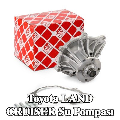 FEBI BILSTEIN Saplamalı su pompası, contalı/sızdırmaz — Toyota Land Cruiser