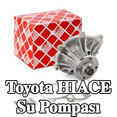 FEBI BILSTEIN Saplamalı su pompası, contalı/sızdırmaz — 2012 Toyota Hiace