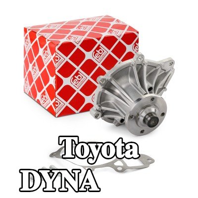 FEBI BILSTEIN مضخة مياه مع مسامير, مع حشية/مانع تسرب — Toyota Dyna