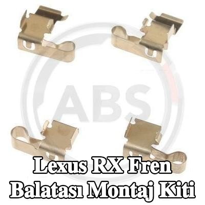 A.B.S. Fren balatası montaj kiti — 2002 Lexus Rx
